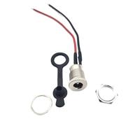 ZLGYGLEO 5pcs 5.5 * 2.5mm waterproof DC099 5521 5525 DC Power Jack Socket Female Panel Mount Connector MetalWith Nut Snap DC-099 5.5 * 2.5(D 5.5-2.1)