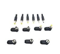 ZLGYGLEO 5PCS DC power Male Bus Connector 2.5 * 0.7mm 3.5 * 1.3mm 4.0 * 1.7mm 4.8 * 1.7mm 5.5 * 2.1mm 5.5 * 2.5mm Right Angle L TYPE Jack Adaptor(CR-061 5PCS)