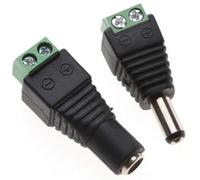 ZLGYGLEO 5pcs Female +5 pcs Male DC Connector 2.1 * 5.5mm Power Jack Adapter Cable Connector