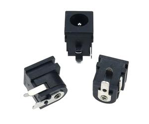 ZLGYGLEO 5pcs PCB Mount 6.5 * 3.0 5.5 x 2.1/2.5 MM Female DC Power Jack Socket Charging Connector Port(6.5-3.0mm)