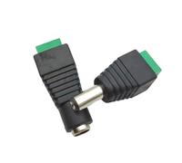 ZLGYGLEO 5Set 5pcs 2.1mm x 5.5mm Female Male DC Power Adapter Female Jack Adapter Connector Male Socket green(Male Female 5set)