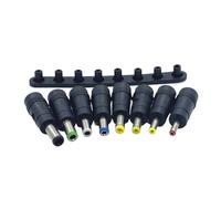ZLGYGLEO 8Pcs DC Power Supply Charger Socket Connector 5.5x2.1mm DC Female Jack to DC Male Conversion Plugs Adapter