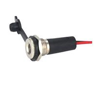 ZLGYGLEO IP68 waterproof 10A 5.5 x 2.1MM 5521/5525 DC Power Socket Female Jack Panel Mount Solder Connector DC-022B Adapter With Nut Snap