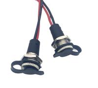 ZLGYGLEO IP68 waterproof charging cable 5521/5525 DC Power Socket socket Female Jack Panel Mount Solder Connector Adapter With Nut Snap(5.5-2.5mm,10 pcs)
