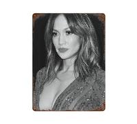 ZLHNBWL Singer Jennifer Lopez Poster3Wall Decor Art Metal Tin Poster Modern Bar Decorations40x30cm