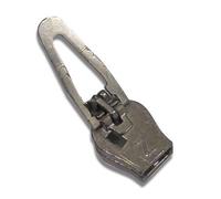 ZlideOn - 5C2-2 Waterproof Silver with Straight Puller - Zip Puller, Silver Replacement Zip, Puller Repair Kit, Single Zipper