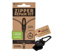 ZlideOn Zipper Repair Kit - 1pcs, Black, Narrow (XS) - Instant Zipper Replacement Slider