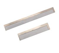 Zliger 2 Pcs Stainless Steel Diamond Painting Ruler Blank Grids Rulers Diamond Drawing Fix Tools Flexible Diamond Painting Ruler for Diy Diamond Painting Accessories