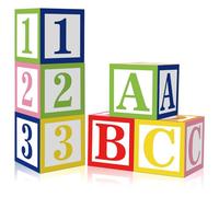 Zliisang 6 Pcs Cartoon Street Birthday Party Decoration Colorful ABC and 123 Alphabet Balloon Box Back to School Decoration Cartoon Story Decor for School Graduation Birthday Party Supplies