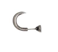ZLING Bent And Straight Nails Design Earring 925 Sterling Silver Stud Earrings Punk Earring Unisex Ear Piercing Jewelry