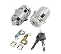 Zlirfy 2 Packs Driver and Passenger Door Locks,Door Lock Cylinder Set with 2 Keys,Front Left Right Door Lock Cylinder Barrel,Replace 15298924 88937321,Compatible with ESV EXT SUT 2002-2006 and More