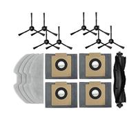ZLiT 1 Main Brush 4Dust Bags 4Mop Cloths 4Side Brushes for Eufy X8pro Vacuum Cleaner Replacement Part (1)