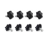 ZLiT Black Steering Wheel Screw Clamp Pedal Mounting Screw Bolt for Logitech G25 G27 G29 G920 G923 (8PCS)