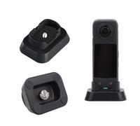 ZLiT Camera Desktop Base for Insta360 X4,Portable Vertical Support Desktop Vertical Stand Base for Insta360 X4 Camera Desktop Base (Black)