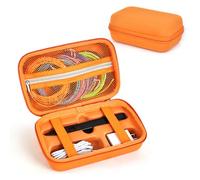 ZLiT Carrying Case for MYNT3D Super 3D Pen,Protective Storage Bag 3D Pen Kit Case for MYNT3D Super 3D Printing Pen Filament Refills and Charger Cable (Orange)