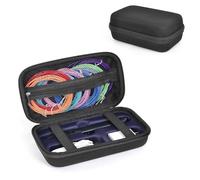 ZLiT Carrying Case for MYNT3D Super 3D Pen,Protective Storage Bag 3D Pen Kit Case for MYNT3D Super 3D Printing Pen Filament Refills and Charger Cable (Black)