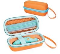 ZLiT Hard Carrying Case for 3Doodler Start+ Essentials (2024) 3D Pen Set Storage Bag Organizer for Printing Pen and Charger Cable (Orange)