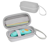 ZLiT Hard Carrying Case for 3Doodler Start+ Essentials (2024) 3D Pen Set Storage Bag Organizer for Printing Pen and Charger Cable (Grey)