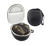 ZLiT Hard Shell Shockproof Protective Storage Bag Carrying Case for Howard Leight Impact Sport Electronic Shooting Earmuffs (Black)