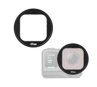 ZLiT Lens Filter Holder for Insta360 Ace Pro/Pro 2,360 Ace Pro/Pro 2 Camera Aluminum Alloy Protective Frame Filter Bracket Adapter Ring (49mm)