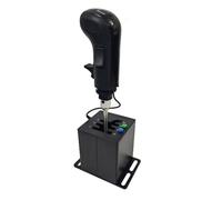 ZLiT PC USB Racing Game Truck Simulator Gear Shifter+Gearshift Knob for Logitech G923 G29 G27 G25 G92 for Tumaster Steering Wheel (Black) [video game]