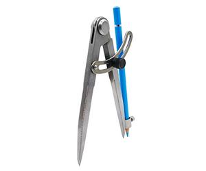 ZLKSKER 6/8/10 inch Professional Woodworking Compass with Pencil Holder & Lockable Wing, Geometry & Drafting Compass for Carpenter (6 inch)