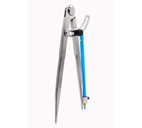 ZLKSKER 6/8/10 inch Wing Compass with Pencil Holder, Leather Working Wing Divider, Caliper & Scribe Tool, for Woodworking Drawing & Drafting (8 inch)