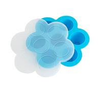 ZLKSKER Egg Bites Silicone Mold for 5, 6, 8 qt Instant Cooker, Pressure Cooker, Food Storage Container with Lid, Freezer Tray (Silicone/Large)