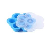 ZLKSKER Egg Bites Silicone Mold for 5, 6, 8 qt Instant Cooker, Pressure Cooker, Food Storage Container with Lid, Freezer Tray (Silicone/Small)