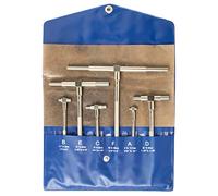 ZLKSKER Lockable Telescopic Bore Gauge Set 5/16'' - 6'', 6 PCS Inner Diameter Gauge, Precise Groove Width Measurer