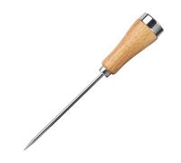 ZLKSKER Wooden Handle Ice Pick, Stainless Steel Blade for Bartenders Chiseling Ice, Freezer Ice Breaking, Pack of 1