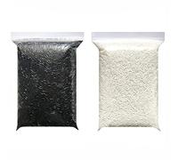 ZLLBTMO Fuse Beads 2.6MM Mini 20000pcs Iron Beads White Black for Crafts