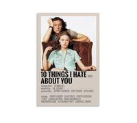 ZLLFES 10 Things I Hate About You Poster Canvas Wall Art Modern Simple Style Suitable for Various Life Scenes Is Also A Great Birthday Gift Souvenir ChoiceUnframe-style12x18inch(30x45cm)