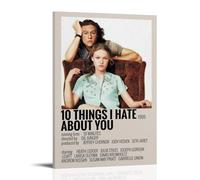 ZLLFES 10 Things I Hate About You Poster Canvas Wall Art Modern Simple Style Suitable for Various Life Scenes Is Also A Great Birthday Gift Souvenir ChoiceFrame-style24x36inch(60x90cm)