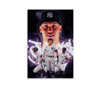ZLLFES Aaron Judge Poster Canvas Wall Art Modern Simple Style Suitable for Various Life Scenes Is Also A Great Birthday Gift Souvenir ChoiceUnframe-style20x30inch(50x75cm)