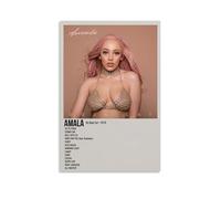 ZLLFES Amala Doja Cat Poster Canvas Wall Art Modern Simple Style Suitable for Various Life Scenes Is Also A Great Birthday Gift Souvenir ChoiceUnframe-style20x30inch(50x75cm)