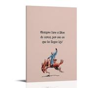 ZLLFES Bad Bunny Nobody Knows What's Poster Canvas Wall Art Modern Simple Style Suitable for Various Life Scenes Is Also A Great Birthday Gift Souvenir ChoiceFrame-style08x12inch(20x30cm)