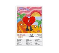 ZLLFES Bad Bunny Un Verano Sin Ti Poster Canvas Wall Art Modern Simple Style Suitable for Various Life Scenes Is Also A Great Birthday Gift Souvenir ChoiceUnframe-style20x30inch(50x75cm)