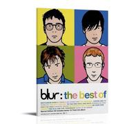 ZLLFES Blur The Best Of Blur Poster Canvas Wall Art Modern Simple Style Suitable for Various Life Scenes Is Also A Great Birthday Gift Souvenir ChoiceFrame-style20x30inch(50x75cm)