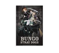 ZLLFES Bungo Stray Dogs Poster Canvas Wall Art Modern Simple Style Suitable for Various Life Scenes Is Also A Great Birthday Gift Souvenir ChoiceUnframe-style24x36inch(60x90cm)