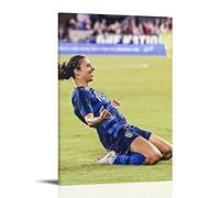 ZLLFES Carli Lloyd Poster Canvas Wall Art Modern Simple Style Suitable for Various Life Scenes Is Also A Great Birthday Gift Souvenir ChoiceFrame-style16x24inch(40x60cm)