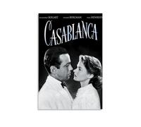 ZLLFES Casablanca Poster Canvas Wall Art Modern Simple Style Suitable for Various Life Scenes Is Also A Great Birthday Gift Souvenir ChoiceUnframe-style16x24inch(40x60cm)