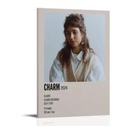 ZLLFES Clairo Charm Poster Canvas Wall Art Modern Simple Style Suitable for Various Life Scenes Is Also A Great Birthday Gift Souvenir ChoiceFrame-style08x12inch(20x30cm)