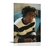 ZLLFES Daniel Caesar Poster Canvas Wall Art Modern Simple Style Suitable for Various Life Scenes Is Also A Great Birthday Gift Souvenir ChoiceFrame-style12x18inch(30x45cm)