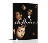 ZLLFES Deftones Poster Canvas Wall Art Modern Simple Style Suitable for Various Life Scenes Is Also A Great Birthday Gift Souvenir ChoiceFrame-style16x24inch(40x60cm)