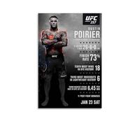 ZLLFES Dustin Poirier Poster Canvas Wall Art Modern Simple Style Suitable for Various Life Scenes Is Also A Great Birthday Gift Souvenir ChoiceUnframe-style08x12inch(20x30cm)