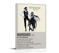 ZLLFES Fleetwood Mac Rumours Poster Canvas Wall Art Modern Simple Style Suitable for Various Life Scenes Is Also A Great Birthday Gift Souvenir ChoiceFrame-style16x24inch(40x60cm)