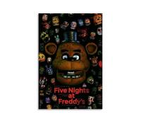 ZLLFES FNaF World Poster Canvas Wall Art Modern Simple Style Suitable for Various Life Scenes Is Also A Great Birthday Gift Souvenir ChoiceUnframe-style24x36inch(60x90cm)