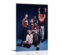 ZLLFES Fontaines D.C. Poster Canvas Wall Art Modern Simple Style Suitable for Various Life Scenes Is Also A Great Birthday Gift Souvenir ChoiceFrame-style08x12inch(20x30cm)