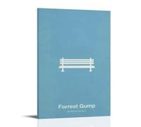 ZLLFES Forrest Gump Poster Canvas Wall Art Modern Simple Style Suitable for Various Life Scenes Is Also A Great Birthday Gift Souvenir ChoiceFrame-style24x36inch(60x90cm)